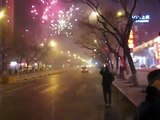 Chinese New Year's Eve fireworks in Beijing, 2010