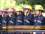 HOMENAJE A LOS BOMBEROS FALLECIDOS EN EL INCENDIO DE BARRACAS