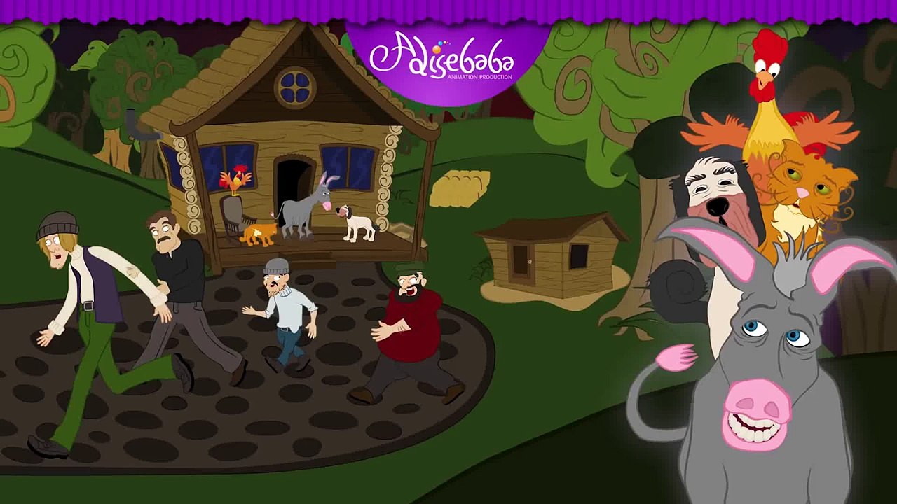 Bremen Town Musicians Children Story -  قصص للأطفال - عازفوا بلدة بريمن