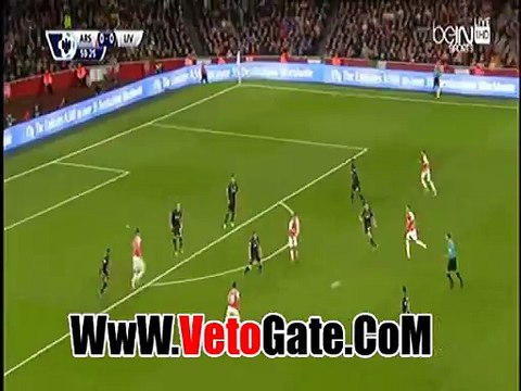 القائم يمنع الارسنال من هدف التقدم امام ليفربول