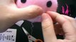 kawaii plushie tutorial: sewing on features