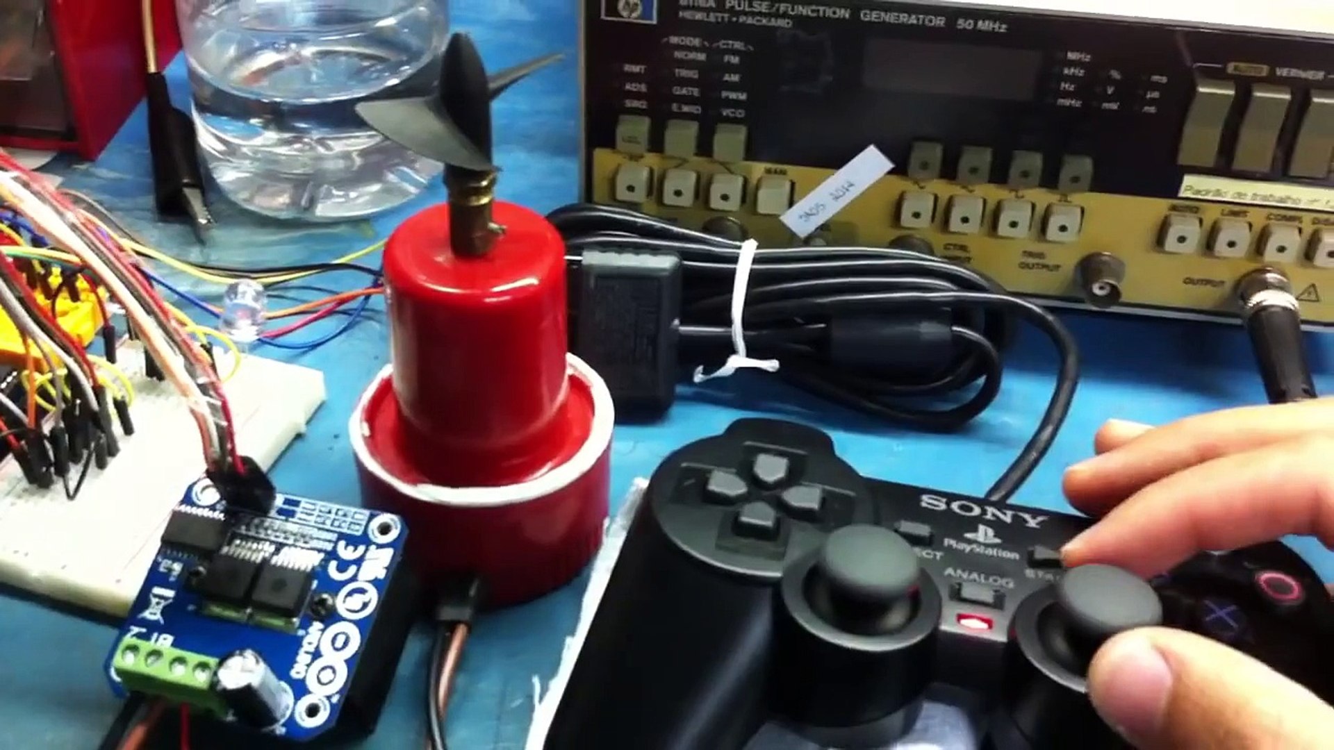 ⁣Bilge Pump Control with Arduino Uno and BTS7960B