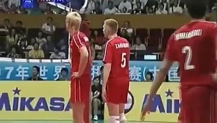Funny volleyball situation