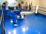 Yuta Yazaki  (judo blue ) sparring with Makoto Ikuta (bjj white)  2