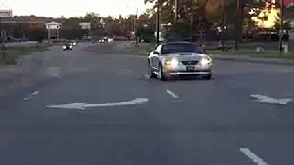 Motorcycle crashes in intersection