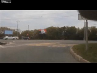 Motorcycle accident Interesting scene-Motorsiklet Kazası yerde sürüklenme