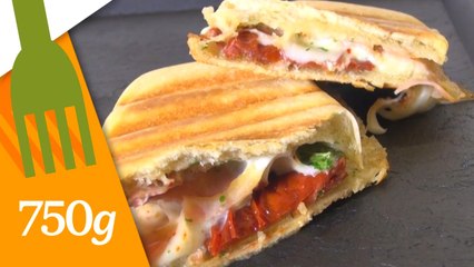Recette de Panini jambon-tomate-mozzarella - 750 Grammes