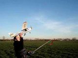 RC 2 channel Airbus Cessna Maiden Flight