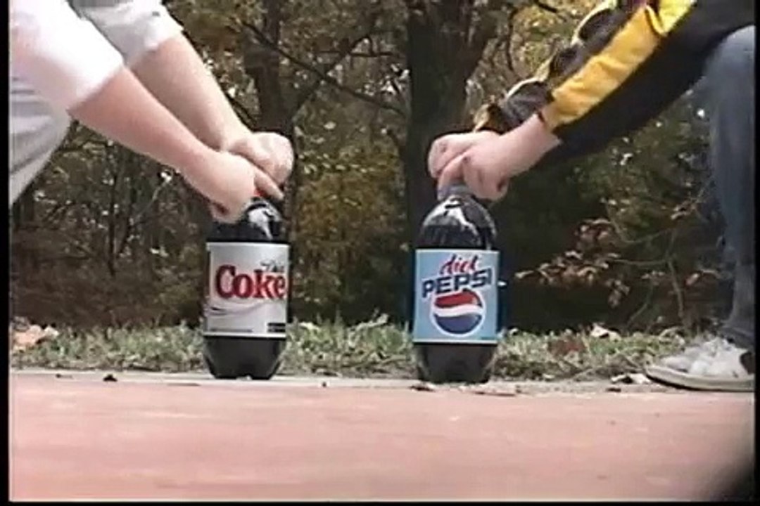 Diet Coke vs Diet Pepsi Mentos Experiment