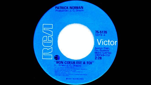 Patrick Norman - Mon Coeur Est À Toi (1973)