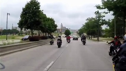 Heated: Biker Confronts Milwaukee Cop After H