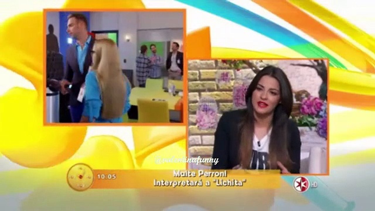 Maite Perroni (@maiteoficial) promocionando AMQL ||HOY: