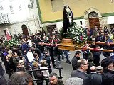 Incontro della Madonna Addolorata con Cristo davanti la Chiesa Madre di Castrofilippo nel