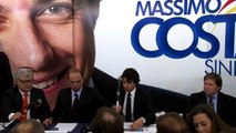 Angelino Alfano, Gianpiero D'alia e Pippo Fallica per Massimo Costa in conferenza stampa (1 di 2)