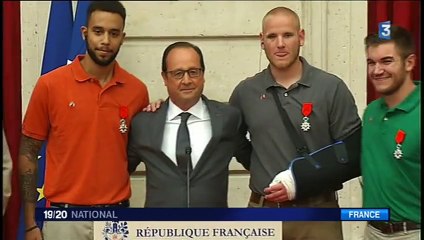 Attaque du Thalys : les honneurs de la République pour les quatre héros