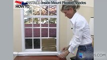 How to Install Grande Pleated Shades Video - Inside Mount - Blinds.com DIY