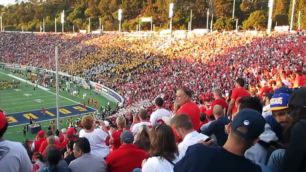 Ohio State Band "Hang on Sloopy" in the stands Cal vs. Ohio State 2013 Memorial Stadium Berkeley