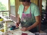 How to Make Mosaic Glass Art : How to Glue Glass Tiles for a Mosaic Project