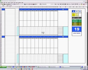 (PT1 of 8) Strat-O-Matic baseball EXCEL game player and stats.