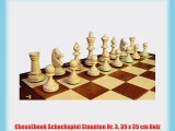 ChessEbook Schachspiel Staunton Nr. 3 35 x 35 cm Holz