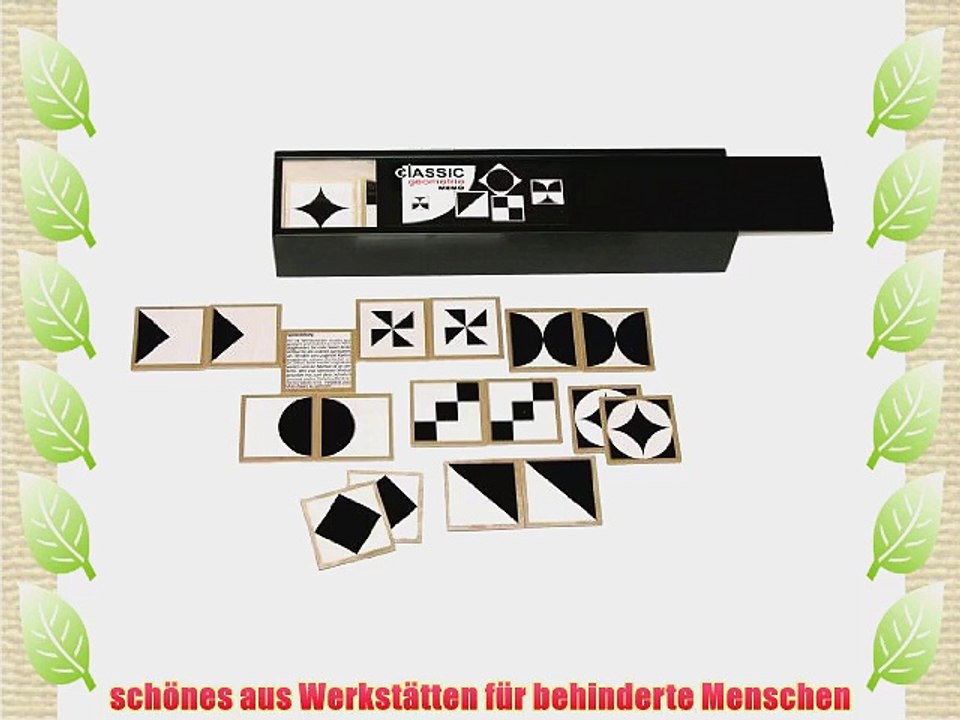 Legespiel Memo Geometrie classic -- werkstatt-design... sch?nes aus Werkst?tten f?r behinderte