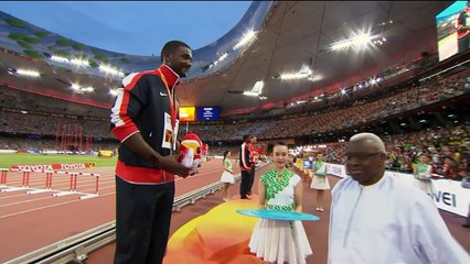Mondiaux 2015 - Gatlin chahuté pendant la remise de médailles