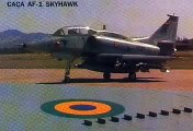Caças Skyhawk e porta-aviões A-12 SP marinha do Brasil