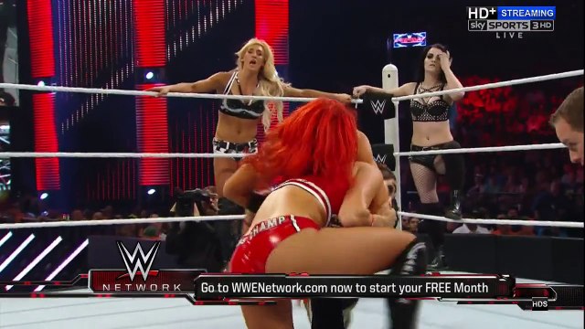 Paige, Charlotte & Becky Lynch vs The Bella Twins & Alicia Fox