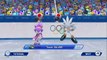 Mario and Sonic at the Sochi 2014 Olympic Winter Games Silver and Blaze Skating figure pairs
