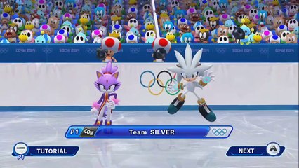 Télécharger la video: Mario and Sonic at the Sochi 2014 Olympic Winter Games Silver and Blaze Skating figure pairs