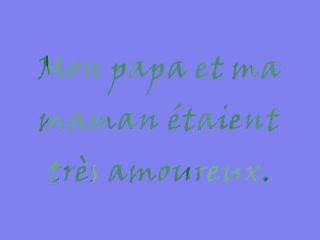 Je t'aime mon papa