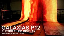 Outdoor/indoor rental GALAXIAS P12 p12.5mm flexible led screen (email: cloris@huasuny.com)