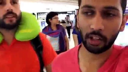Through security! Leaving Delhi airport! Day 10!(ipad)