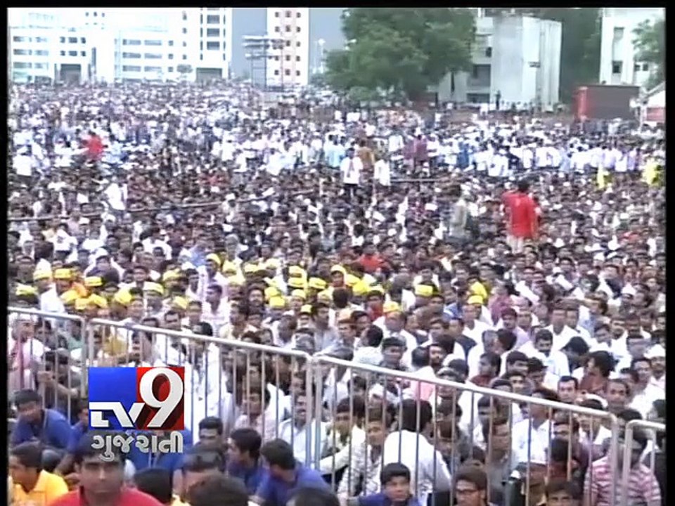 Ahmedabad turns 'fortress' for 'mega rally' by Patels today - Tv9 Gujarati