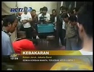 RCTI sergap 1228 restoran terbakar, tujuh karyawati tewas