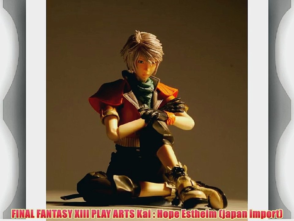 FINAL FANTASY XIII PLAY ARTS Kai : Hope Estheim (japan import)