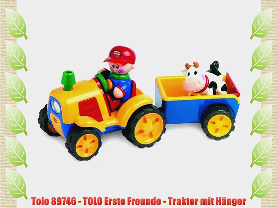 Tolo 89746 - TOLO Erste Freunde - Traktor mit H?nger