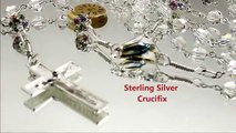 Crystallized by Swarovski Lady of Grace Crystal Beads Rosary
