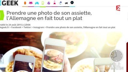 Prendre une photo de son assiette, l'Allemagne en fait tout un plat - 2015/08/25