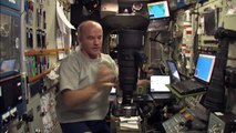 Demo de l'accélération ressentie dans le station spatiale ISS au moment du Reboost