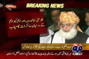 MQM agrees on taking back resignations-- Maulana Fazal Ur Rehman Media Talk