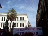 università di palermo, 21 0ttobre 08, corteo universitario