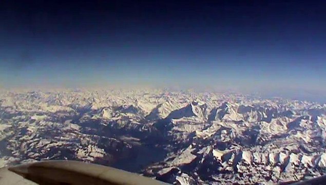 on vole au dessus des alpes!... tour du monde