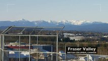 Fraser Valley Mountains in Winter • Abbotsford, BC • HD