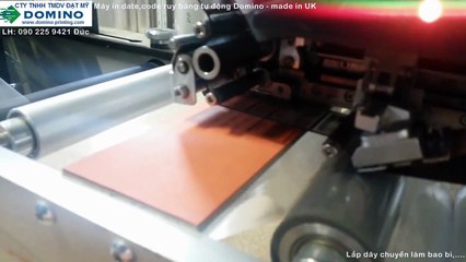Máy in date,code ruy băng, ribbon Domino (tự động) -- LH- 0902259421 Đức
