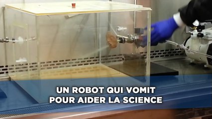 Un robot qui vomit pour aider la science