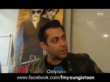 Will People Watch your Movie or People will Go on Dinner with IK ?? Watch Salman Khan's Reply