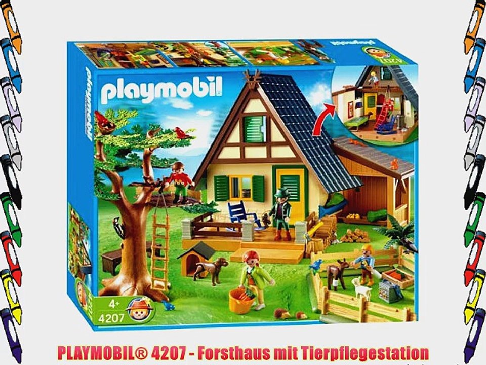 PLAYMOBIL? 4207 - Forsthaus mit Tierpflegestation