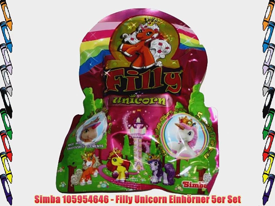Simba 105954646 - Filly Unicorn Einh?rner 5er Set