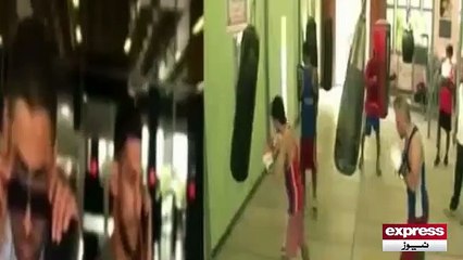 Boxer Amir Khan meet with Shahid Afridi